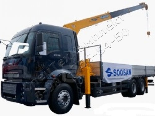 Бортовой Ford Cargo 2535F с КМУ